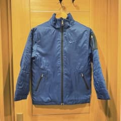 NIKE ナイロンジャケット140 ジュニア ブルー×ブラックのサムネイル