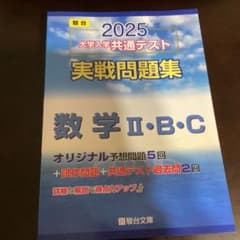 2025 大学入学共通テスト 実戦問題集 数学II・B・C 駿台のサムネイル