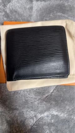 ルイ・ヴィトン 二つ折り財布 ブラックのサムネイル