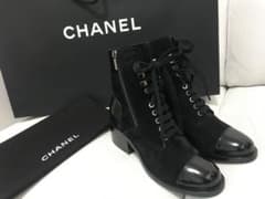 ムー様専用　　希少CHANEL レースアップシューズのサムネイル