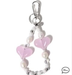 【未使用】The Custom Pearl キーチェーン ライトピンクハート♡ 未使用】The Custom Pearl キーチェーン ライトピンクハート♡ - メルカリ