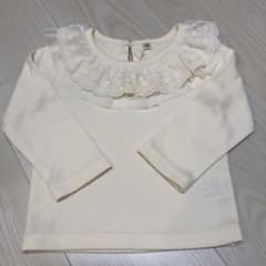 衿レースロングTシャツ80cmのサムネイル
