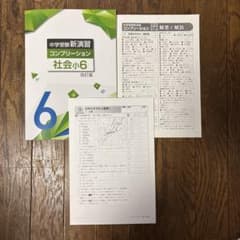 社会　中学受験新演習 コンプリーション　小6 改訂版のサムネイル
