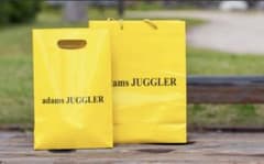 adams JUGGLER ショップ袋 紙袋 イエローのサムネイル