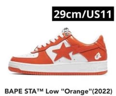 BAPE STA College ベイプスタ　オレンジ 29cm