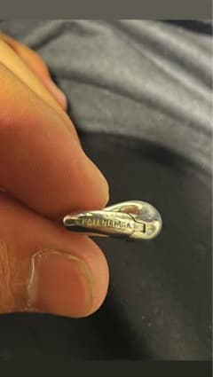 BALENCIAGA ピアス 片耳用 シルバーカラーのサムネイル