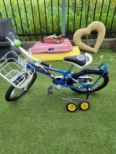 子供用自転車 マリオカート 補助輪付き　18インチ　直接引き取り限定のサムネイル