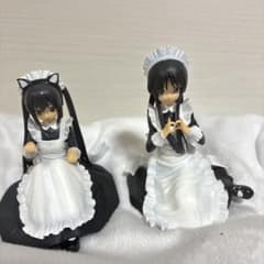 けいおん! フィギュア メイド服 中野梓 秋山澪 2体セット 箱無し 中古