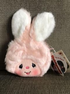新品未使用　モンチッチ　ポーチ　ピンク　ぬいぐるみのサムネイル