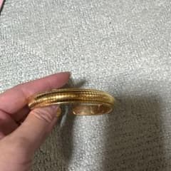 美品 ORGONE オルゴンリング バングル ゴールドカラー 健康グッズ オルゴンリング手首用 ゴールド - メルカリ