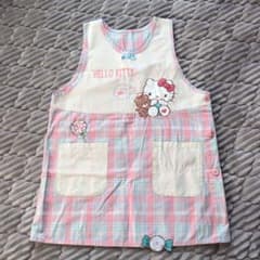 ハローキティ チェック柄エプロンのサムネイル
