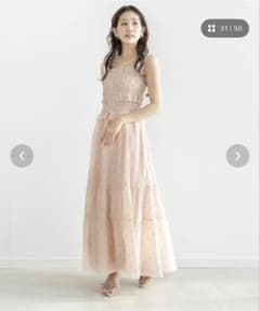 【美品】RANDA ショルダーリボンワンピースのサムネイル