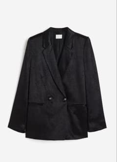 H&M ダブルブレストブレザー アニマル柄 Sサイズ