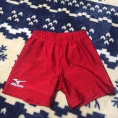 陸上 ショートタイツ 赤 ミズノ Lサイズのサムネイル