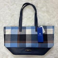 新品】ブルーレーベル・クレストブリッジ チェック柄 コットンリネン