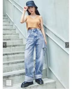 グレイル　サイドカッティングデニムのサムネイル