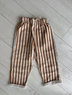 ZARA ストライプ柄 ロングパンツ 104cm 3-4歳のサムネイル