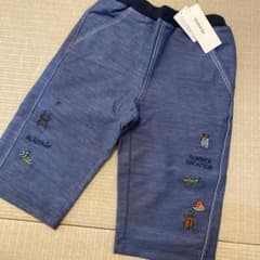 kladskap  昆虫刺繍いっぱい６分丈パンツ　130のサムネイル