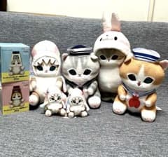 モフサンド　まとめ売り　パステルサメにゃん、セーラーにゃん　キッチンフィギュア