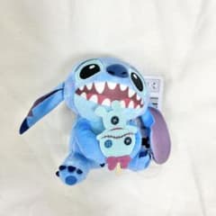 【新品】ディズニー　スティッチ　ガジガジマスコット　キーホルダー　ぬいぐるみ