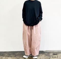 【限定色】HARVESTY サーカスパンツ ピンク 直営店のサムネイル