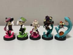 スプラトゥーン　amiibo シオカラーズ　テンタクルズ　コジャケ　5点セットのサムネイル