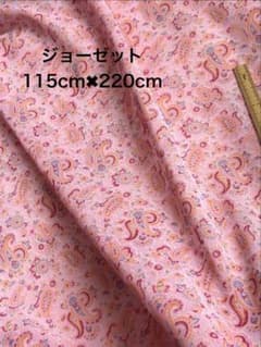 ジョーゼット　ペイズリーピンク①のサムネイル