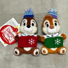 チップとデール ぬいぐるみバッジ 2体セット ディズニー クリスマス2016のサムネイル