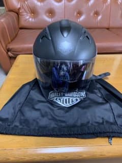 Harley-Davidson ジェットヘルメット マットブラック - メルカリ