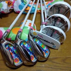 【貴重】LOUDMOUTH ラウドマウスフラワー　レディースゴルフクラブセット 貴重】LOUDMOUTH ラウドマウスフラワー レディースゴルフクラブセット