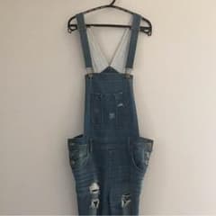 オーバーオール オリーブ 美品のサムネイル