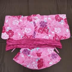 浴衣　１１０センチ 女の子のサムネイル