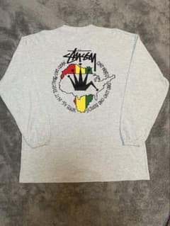 OLD STUSSY 初期黒タグ ラスタ ライオン Tシャツ シングルステッチ