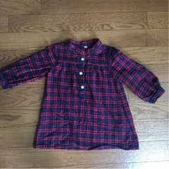 無印良品 チェックワンピース 90のサムネイル