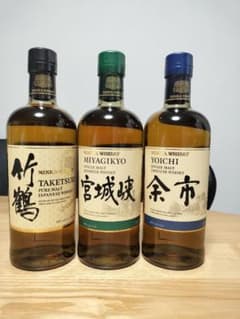 新品未開封品】竹鶴NV＆宮城峡NV＆余市NV 合計3本プレミアムセット 