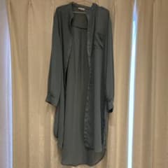 ハグユー　長袖 シャツワンピースのサムネイル
