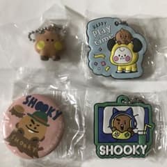くら寿司 BT21 SHOOKY フィギュア＆マスコット＆缶バッジ ビッくらポンのサムネイル