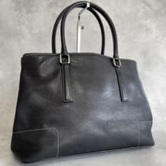 COACH トートバッグ グラブタンレザー ブラック 大容量 メンズ 7757 COACH トートバッグ グラブタンレザー ブラック 大容量 メンズ 7757