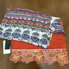 【人気】ETRO ストール　ショール　カシミヤ　シルク　ラメ　花柄　レトロ ETRO - ETRO(エトロ) ストール(ショール) ブラウン×ベージュ×マルチ