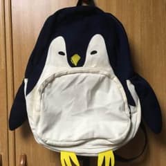 ペンギン 鳥 リュック ネイビーのサムネイル