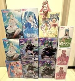 未開封】初音ミク 桜ミク フィギュア まとめ売り 12点セット プライズ