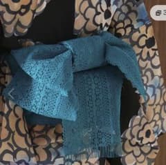 未使用品【撫松庵】 レース ターコイズ半幅帯 夏帯 日本製 - メルカリ