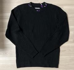 NEIGHBORHOOD 黒リブ編みニットセーター✖️ゴローズ　希少　セール最終