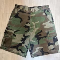 90s OLD STUSSY ハーフパンツ カモ 迷彩 USA ショートパンツ - メルカリ