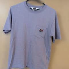 BEN DAVIS　薄紫 コットン TシャツМ ポケット付きのサムネイル