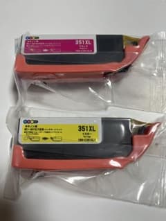 M*.様 純正キャノン用プリンターインク 新品未開封　イエロー　マゼンタのサムネイル
