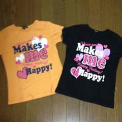 双子ちゃん用Tシャツ130 2枚セットのサムネイル