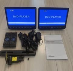 ARAFUNAヘッドレストモニター10.1インチ車載DVDプレイヤー2台セット