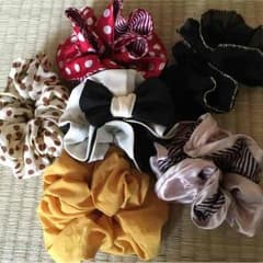 可愛いシュシュ6個のサムネイル
