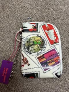 MARY QUANT LONDON ポーチ 切手柄　　✴︎おまけ付き✴︎のサムネイル